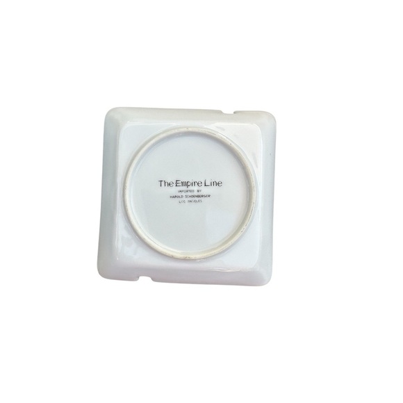 VTG Ashtray The Empire Line MCM 4”Porcelain. Harold Schoenberger Los Angeles, CA - Picture 4 of 5